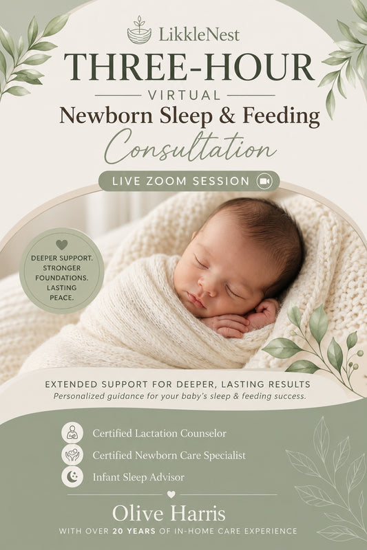 3-Hour Virtual Newborn Sleep & Feeding Observation Session (Live Zoom Support)